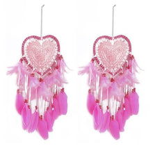 Load image into Gallery viewer, 2-Pieces: Romantic LED Dream Catcher with Feather Dreamcatcher Night Light