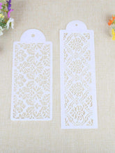 将图片加载到图库查看器,2 Style Cake Side Cupcake Cake Sugarcraft Decoration Cake Mould Plastic Baking Cake Decorating Tool 2 Pieces Cupcake Stencil Cake Side Decorating Templates Powdered Sugar Template Wedding Cake Decor Flower Molding