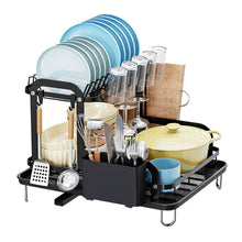 Load image into Gallery viewer, 2-Tier Dish Drying Rack