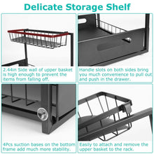 将图片加载到图库查看器,2-Tier Under Sink Organizer Pull Out Basket Storage