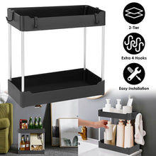 将图片加载到图库查看器,2-Tier Under Sink Shelf Organizer