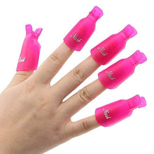 Load image into Gallery viewer, 20-Piece Set: Plastic Acrylic Nail Art Soak Off Cap Clip UV Gel Polish Remover Wrap Tool