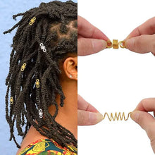 Load image into Gallery viewer, 200-Pieces: Loc Hair Jewelry for Women Braids and Dreadlocks