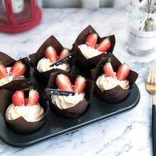 Load image into Gallery viewer, 200-Piece:Tulip Cupcake Baking Cups