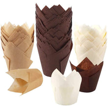 Load image into Gallery viewer, 200-Piece:Tulip Cupcake Baking Cups