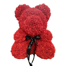 Load image into Gallery viewer, 2021 Cute Artificial Flower Rose of Teddy Bear Christmas Decoration for Home Valentines Women Gifts