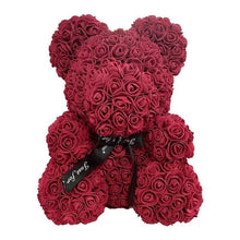 Load image into Gallery viewer, 2021 Cute Artificial Flower Rose of Teddy Bear Christmas Decoration for Home Valentines Women Gifts