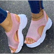 Load image into Gallery viewer, Elegant Women Sandals Comfort Summer Stretch Fabric Durable Material Modern Design For Womens