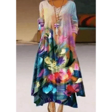 将图片加载到图库查看器,Fashion Long Sleeve Casual Loose Dress for Women - Summer Fashion Dresses for Women