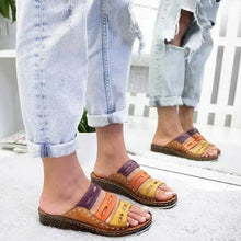 将图片加载到图库查看器,2021 New Fashion Summer Women Slippers fashion Sandals women Shoes Platform Wedges Sandals