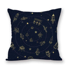 Load image into Gallery viewer, 2021 New Space Home Pillow Universe Sun Planet Pillows Decorative Throw Pillow Cover Universe Outer Space Planets Star Pillow Case Pillow Cushion Covers Decorative Pillow Spaceship Cover