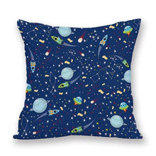 Load image into Gallery viewer, 2021 New Space Home Pillow Universe Sun Planet Pillows Decorative Throw Pillow Cover Universe Outer Space Planets Star Pillow Case Pillow Cushion Covers Decorative Pillow Spaceship Cover