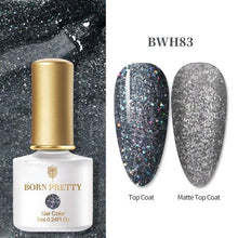 将图片加载到图库查看器,2021 New Womens Colorful Nail Gel Polish Modern Glitter Pink Purple UV Diamond Stylish Design Nail Colors Gel