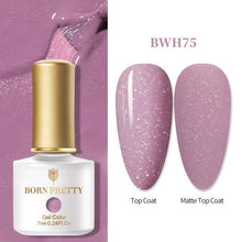 将图片加载到图库查看器,2021 New Womens Colorful Nail Gel Polish Modern Glitter Pink Purple UV Diamond Stylish Design Nail Colors Gel