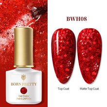 将图片加载到图库查看器,2022 Elegant Pretty Womens Orange 6ml Gel Nail Polish Summer UV LED Stylish Glossy and Matte Professional Home Nail Design For Women