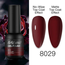 将图片加载到图库查看器,NEW TREND Modern fashion Red Gel Nail Polish For Nails Permanent UV LED 8ml Matte Glossy High Quality Fashion Design For Women and Ladies