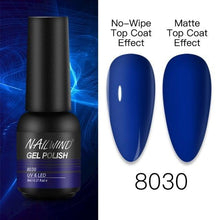 将图片加载到图库查看器,NEW TREND Modern fashion Red Gel Nail Polish For Nails Permanent UV LED 8ml Matte Glossy High Quality Fashion Design For Women and Ladies