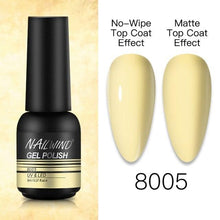 将图片加载到图库查看器,NEW TREND Modern fashion Red Gel Nail Polish For Nails Permanent UV LED 8ml Matte Glossy High Quality Fashion Design For Women and Ladies