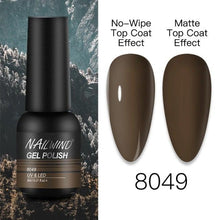 将图片加载到图库查看器,NEW TREND Modern fashion Red Gel Nail Polish For Nails Permanent UV LED 8ml Matte Glossy High Quality Fashion Design For Women and Ladies