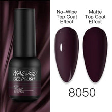 将图片加载到图库查看器,NEW TREND Modern fashion Red Gel Nail Polish For Nails Permanent UV LED 8ml Matte Glossy High Quality Fashion Design For Women and Ladies