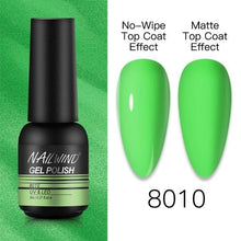 将图片加载到图库查看器,NEW TREND Modern fashion Red Gel Nail Polish For Nails Permanent UV LED 8ml Matte Glossy High Quality Fashion Design For Women and Ladies