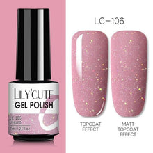 Load image into Gallery viewer, 2022 New Fashion Purple Womens Nail Gel 7ml Permanent UV LED Base Matte Glossy Luxury Colorful Effect Nail Gel for Women and Girls