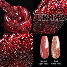 Load image into Gallery viewer, 2022 New Reflective Glitter Nail Gel 8ml Permanent UV/LED Glossy Effect Popular Diamond Nail Gel Design For Womens