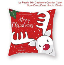 将图片加载到图库查看器,2022 Santa Claus Christmas Pillowcase Decor For Home Christmas Throw Pillow Covers Decorative Snowman Santa Claus Pillow Covers Linen Cushion Cover Couch Pillow Cases Merry Christmas Ornament Xmas Gifts 45x45CM