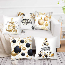 将图片加载到图库查看器,2022 Santa Claus Christmas Pillowcase Decor For Home Christmas Throw Pillow Covers Decorative Snowman Santa Claus Pillow Covers Linen Cushion Cover Couch Pillow Cases Merry Christmas Ornament Xmas Gifts 45x45CM