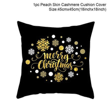 将图片加载到图库查看器,2022 Santa Claus Christmas Pillowcase Decor For Home Christmas Throw Pillow Covers Decorative Snowman Santa Claus Pillow Covers Linen Cushion Cover Couch Pillow Cases Merry Christmas Ornament Xmas Gifts 45x45CM