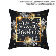 将图片加载到图库查看器,2022 Santa Claus Christmas Pillowcase Decor For Home Christmas Throw Pillow Covers Decorative Snowman Santa Claus Pillow Covers Linen Cushion Cover Couch Pillow Cases Merry Christmas Ornament Xmas Gifts 45x45CM