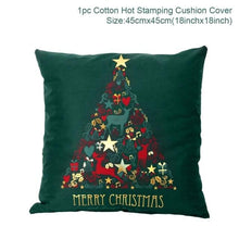 将图片加载到图库查看器,2022 Santa Claus Christmas Pillowcase Decor For Home Christmas Throw Pillow Covers Decorative Snowman Santa Claus Pillow Covers Linen Cushion Cover Couch Pillow Cases Merry Christmas Ornament Xmas Gifts 45x45CM