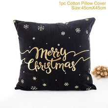 将图片加载到图库查看器,2022 Santa Claus Christmas Pillowcase Decor For Home Christmas Throw Pillow Covers Decorative Snowman Santa Claus Pillow Covers Linen Cushion Cover Couch Pillow Cases Merry Christmas Ornament Xmas Gifts 45x45CM