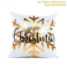 将图片加载到图库查看器,2022 Santa Claus Christmas Pillowcase Decor For Home Christmas Throw Pillow Covers Decorative Snowman Santa Claus Pillow Covers Linen Cushion Cover Couch Pillow Cases Merry Christmas Ornament Xmas Gifts 45x45CM