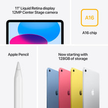 将图片加载到图库查看器,iPad (2025) 11-inch – Apple A16 Chip 256GB SSD Wi-Fi – Yellow – Brand New Open Box
