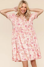 Load image into Gallery viewer, Fit and Flare Paisley Print Knit Dress For Summer β Paisley Print Dress, Fit and Flare Dress, Knit Dress, Classic Paisley Dress, Feminine Knit Dress