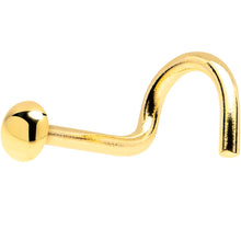 将图片加载到图库查看器,Solid 14K Yellow Gold Dome Nose Ring