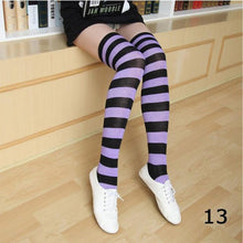 Load image into Gallery viewer, 22 Colors Sweet Cute Girls Over Knee Long Printed Thigh High Cotton Socks Plus Size Over knee Socks for Women