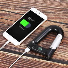 Load image into Gallery viewer, 2200 mAh Powerbank with Emergency Flashlight Compass Carabiner-Shaped