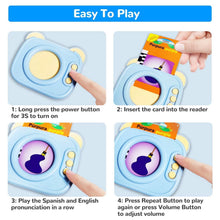 Load image into Gallery viewer, 224 Sight Words Spanish and English Bilingual Talking Flash Cards