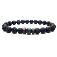 将图片加载到图库查看器,Epic Legendary Volcanic Stone Bracelet For Men And Women Lava Stone Stretch Yoga Bead Bracelet