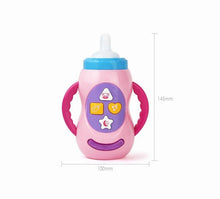 将图片加载到图库查看器,Baby Simulation Milk Bottle Toy LED Flashing Baby Bottle With Sound and Light Toys For Baby