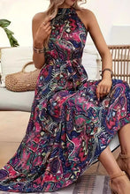 Load image into Gallery viewer, Elegant Floral Sleeveless Dress Lightweight & Feminine Summer Essential Beautiful Print Dress
