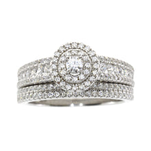 Load image into Gallery viewer, Cubic Zirconia CZ SS Bridal Sterling Silver