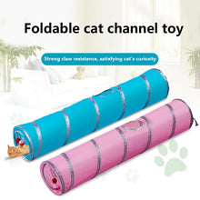 将图片加载到图库查看器,2/3/4/5 Holes Pet Cat Tunnel Toys Foldable Pet Cat Kitty Training Interactive Fun Toy For Cats Rabbit Animal Play Tunnel Tube For Cats Tunnels for Indoor Cats Cat Tube Collapsible 3 Way Pet Tunnel Great Toy for Cats