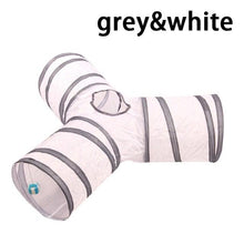 将图片加载到图库查看器,2/3/4/5 Holes Pet Cat Tunnel Toys Foldable Pet Cat Kitty Training Interactive Fun Toy For Cats Rabbit Animal Play Tunnel Tube For Cats Tunnels for Indoor Cats Cat Tube Collapsible 3 Way Pet Tunnel Great Toy for Cats