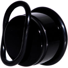 Load image into Gallery viewer, 5/8 Black Acrylic Straight Plug Set