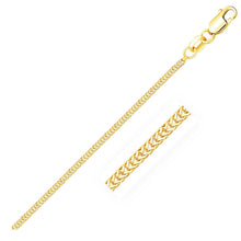 Load image into Gallery viewer, 14k Yellow Gold Foxtail 1.0mm Chain