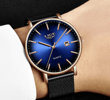 Load image into Gallery viewer, Men's Elegant Watch With Stainless Steel Straps And Special Date Display Excellent Look Unique Design Perfect Gift
