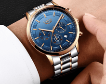 Load image into Gallery viewer, Men's Waterproof Watch With Chronometers And Date Display Unique Design Perfect Gift